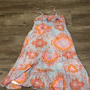 Colorful printed dress!